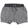 People Wear Organic Baby shorts in cotone bio - col. a righe grigio