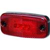 HELLA VALUEFIT 2TM 357 008-021 Luce posizione posteriore, LED, 12/24V, Montaggio, esterno, colore diffusore luce rosso, Cavo 480mm, Spina estremità del cavo aperta, Sx/Dx, Quantità 1