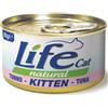 LifeCat Natural Kitten da 85 gr Gusto Tonno