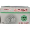 Bioseven AGO PER PENNA DA INSULINA LINEA D BIOFINE GAUGE 32 LUNGHEZZA 4 MM 100 PEZZI