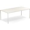 Emu Tavolo Rettangolare 203x103 Piano in Alluminio Terramare