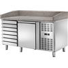 Allforfood Banco pizza refrigerato in acciaio inox allforfood cm1612tn