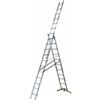 Gierre Hailo Hobbylot AL435GLIM, 3x11 gradini, 6.90 m - Scala in alluminio - Altezza stimata operativa 7.90 m