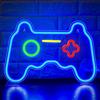 ineonlife Gaming Insegna Led pad di Gioco Lampada Neon per la Sala Giochi | Controller di Gioco Scritte Neon USB Gamer Insegne Luminose, 27,5 x 41 cm Luce Neon per Stanza Del Ragazzo,Sala Giochi Arcade