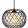 WOWEWA Lampada a Sospensione,Lampadario cucina E27,Vintage LED Lampadario Sospensione industriale per bagno,salotto,corridoio,Lampada da soffitto creativa,24CM