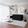 Italian Bed Linen MB HOME BASIC Copridivano "più Bello", Nero, 3 Posti