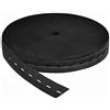 HIMRY KX_TKB5091-Black - Nastro elastico da cucito piatto, in poliestere, 30 m x 20 mm, colore: Nero