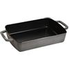 Staub 40510-324-0 Sur la Table Minis Teglia Rettangolare da Forno, in Ghisa, 215 x 75 x 410