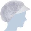 Monoutile 100 pz Cuffie Retina Monouso in Tnt Bianca con Visiera