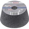 Bosch 1x Mola a tazza conica PRO Metal per smerigliatrici a umido, smerigliatrici angolari grandi, foro 22,23 mm (per Acciaio, Ghisa, Ø mm, Professional Accessorio Smerigliatrice angolare grande)