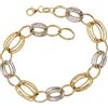 Gioielleria Lucchese Oro Bracciale da donna Oro giallo e bianco 803321719085