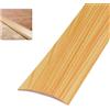 Amig - Scossalina a pavimento | 820 mm x 4 mm x 0,5 mm | Colore: Pino | Adesivo | Striscia di transizione | Profilo di giunzione per pavimenti, parquet e decking | Per pavimenti in legno