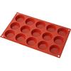 Silikomart | SF014 Stampo in Silicone per Monoporzioni TARTELLETTA, Antiaderente, 15 cavità, Confezione da 1 Stampo per Dolci, Ø 50 h 15 mm, Made in Italy