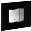 Grohe 38845KS0 Skate Cosmopolitan Piastra di Azionamento WC, Doppio Scarico, Velvet Black