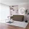 Italian Bed Linen MB HOME BASIC Copridivano "più Bello", Tortora, 3 Posti (Estensibile fino a 240 cm)