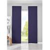 Gardinenbox NewYork 202020680-2 - Set di 2 tende oscuranti a pannello, 145 x 60 cm, colore: blu