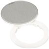 EVOline 159909280800 One - Anello di copertura con coperchio girevole, in acciaio INOX, colore: Bianco