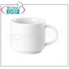 ARTHUR KRUPP - TAZZA CAFFE' IMPILABILE OMNIA in Porcellana Bianca cl 10 - indicato PREZZO UNITARIO - acquistabile in Confezione di 12 Pezzi o Multipli di 12