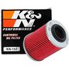 K&N Filtro olio per motociclette: Per l'uso con oli sintetici o convenzionali. Per Can-Am, Aprilia, Bombardier selezionati, KN-152 (Cartuccia 56x75mm), Taglia Unica
