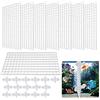 xianzhanEU Divisori per Acquario, Design a Griglia, 30 x 15 cm, 6 Pezzi | Griglia in Plastico per Acquario con 16 Clip Ventosa, per Separare Diversi Tipi di Pesci, Bianco