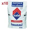 ITALKALI PASTIGLIE DI SALGEMMA ITALKALI, 10 SACCHI DA 25 KG - Sale 100% naturale specifico per addolcitori e generatori di cloro