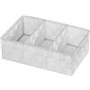Wenko Contenitore Adria bianco con maniglia - con maniglia Capacità: 6 l, Polipropilene, 32 x 10 x 21 cm, Bianco