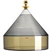 Kartell Trullo Contenitore, termoplastica tecnopolimerica, Fume/Verde, H27 x Ø 25 cm
