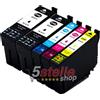 KIT 5 CARTUCCE XL COMPATIBILI CON EPSON T3471 T3472 T3473 T3474 (T3476) NERO+COLORI - NO-NAME