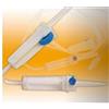 Cura Farma DEFLUSSORE PER INFUSIONE CON AGO STERILIZZATO CON OSSIDO DI ETILENE CON ROLLER APIROGENO CURAIN MONOUSO 1 PEZZO