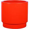 Hobby Flower Basic Plus - Vaso Tondo con Sistema di Auto-irrigazione, 50 x 40 cm, Arancio Zucca
