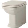 KERASAN Vaso filo muro Kerasan Waldorf completo di coprivaso rallentato