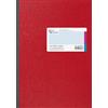 König & Ebhardt Konig & Ebhardt 8618642-100SB96DR - Rubrica A-Z formato A6, 70 g/mq, 96 fogli a quadretti, colore: Rosso