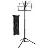 World Rhythm WR-405 Leggio pieghevole Pro - Leggio professionale, supporto per spartiti pieghevole leggero