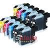 KIT 10 CARTUCCE COMPATIBILI CON BROTHER LC223 NERO+COLORI - NO-NAME