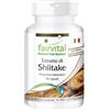 Fairvital | Estratto di Shiitake 500mg - 1 mese - VEGAN - alto dosaggio - 90 capsule - estratto di fungo standardizzato al 30% polisaccaridi