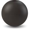 Cooee Design Cooee - Vaso di design a sfera, 8 cm, nero