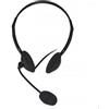 Link Cuffie con microfono Link con 2 connettori Jack 3,5mm, nero [LKHS02]