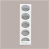 EUROBISCO Stampo in Plastica 5 Monodosi per Biscotto Mini Cioccogel 60 mm