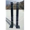 (04) IMPIANTO PADEL PADDLE REGOLAMENTARE SEZ. QUADRA 80X80 + PIASTRA X FISSAGGIO