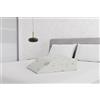 Italian Bed Linen Cuscino Posturale Riposa Gambe con Fodera in microfibra sottoposta a trattamento ALOE VERA, 61x50x17 cm, Cuscino Solleva Gambe per Letto, Favorisce Circolazione e Recupero Sportivi, Sfoderabile