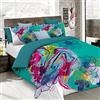 Italian Bed Linen Ki-Osa By Matteo Bosio Parure Copripiumino, 100% Cotone, Matrimoniale, 250 x 200 x 2 cm, Ko608