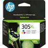 HP Cartuccia di inchiostro tricromia originale ad alta capacità HP 305XL