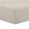 VISION Lenzuolo con angoli matrimoniale, 2 persone, 160 x 200cm con altezza da 25cm, Beige, 100% Cotone