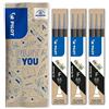Pilot - 3 confezioni da 3 ricariche FriXion per penna cancellabile compatibili con FriXion Point e FriXion Point Clicker - Nero - Punta sottile