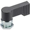 Halder 24101.0262 Twist Lock - Nero, D1 = 17 mm