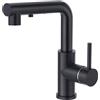 CREA Rubinetto Cucina con Doccetta a 3 Funzioni, Miscelatore Cucina con Docking Magnetico, Rubinetto Lavello Cucina Girevole a 360°, Rubinetto per Cucina o Bagno, Nero Opaco