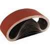 Sruhrak Nastri Abrasivi 75 x 533 mm - Grane 240 Carta Abrasiva per Levigatrice a Nastro, per Levigare,Limare,Affilare e Rimuovere Metallo/Legno (15 Pezzi)