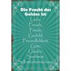 Schatzmix Blechschild Die Frucht des Geistes Ist… Metallschild Wanddeko 20x30cm Tin Sign Targa di Metallo da Parete, Lamiera, Multicolore, 20x30 cm
