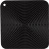 Le Creuset Sottopentola quadrato Classic, Silicone, Resistente al Calore, Diametro 29 cm, Nero Lucido, 93005629140000