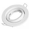 V-TAC VT-7227 3469 PORTAFARETTO ORIENTABILE ROTONDO DA INCASSO PER LAMPADINE GU10 E GU5.3
